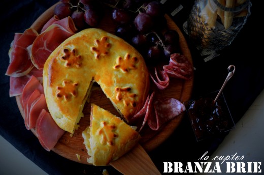 branza brie la cuptor