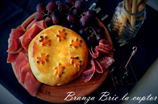 branza brie la cuptor