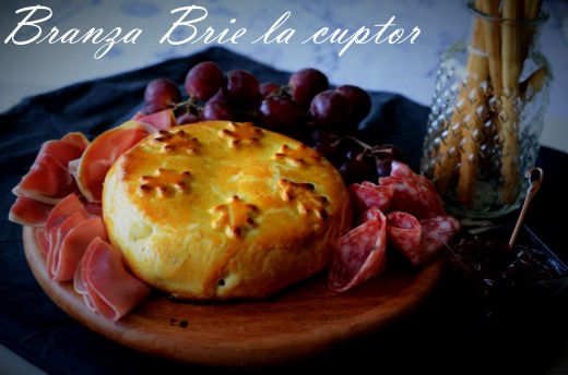 branza brie la cuptor