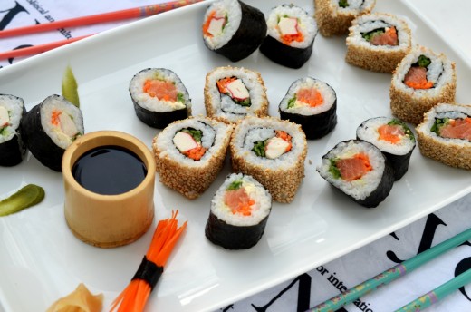 sushi facut in casa