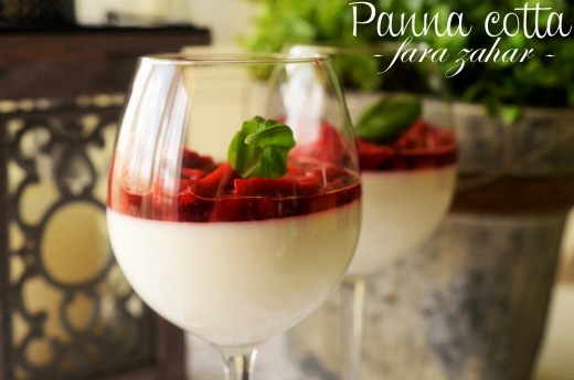 panna cotta fara zahar