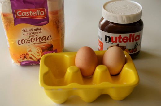 Muffins cu nutella