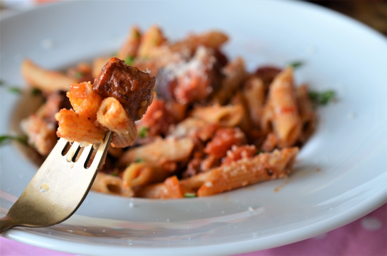 penne all'amatriciana