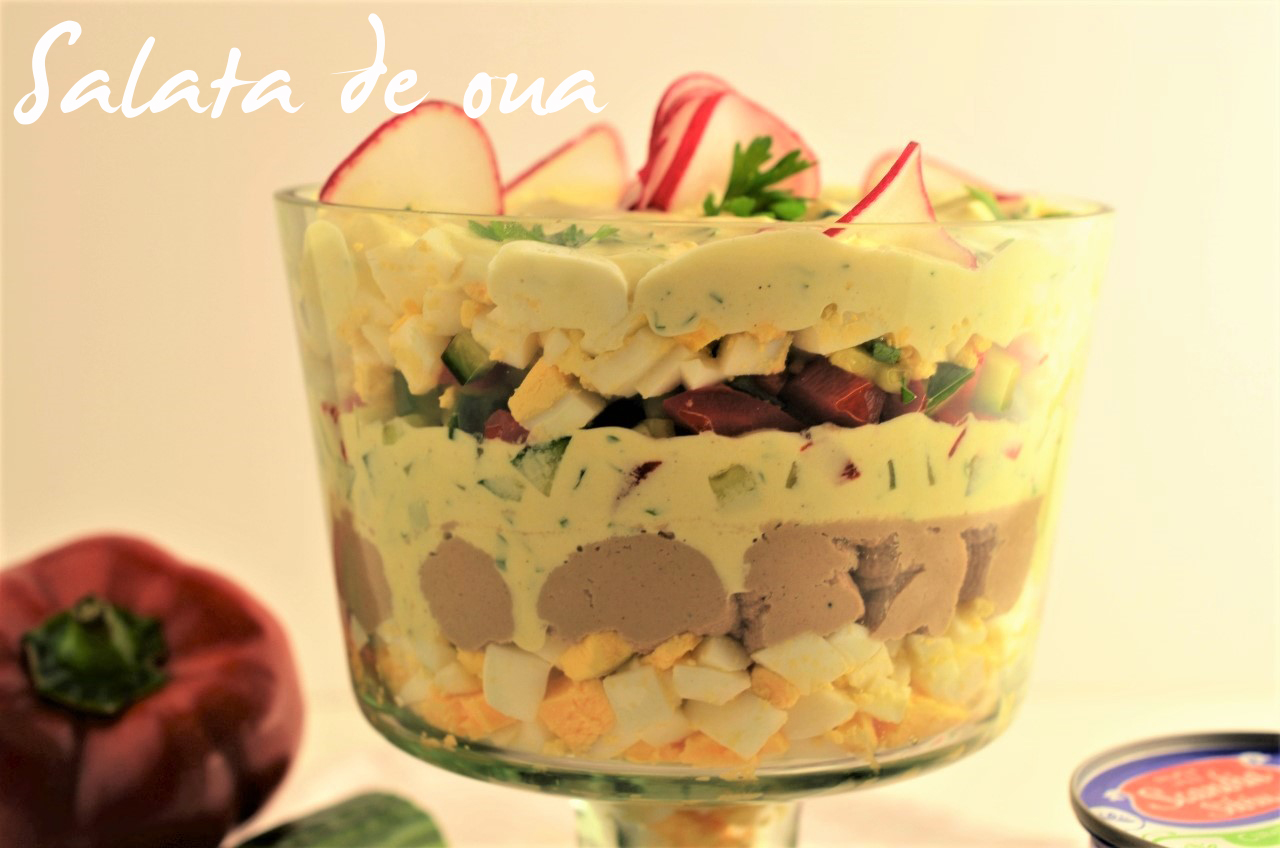 salata de oua in straturi