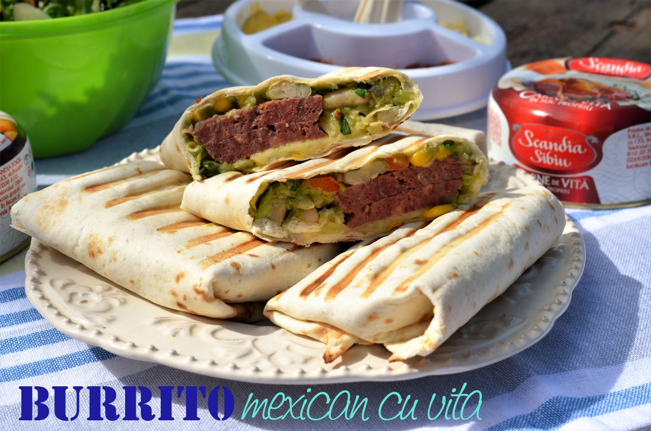 burrito mexican cu carne de vita