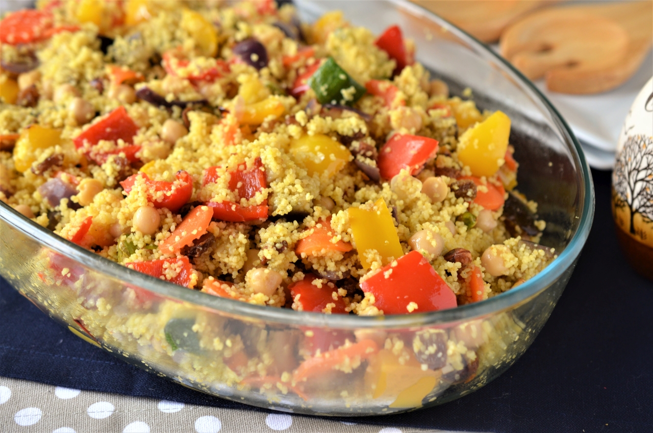 cous cous cu legume coapte