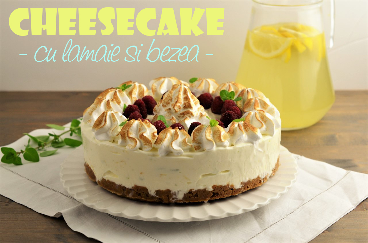 cheesecake cu lamaie si bezea