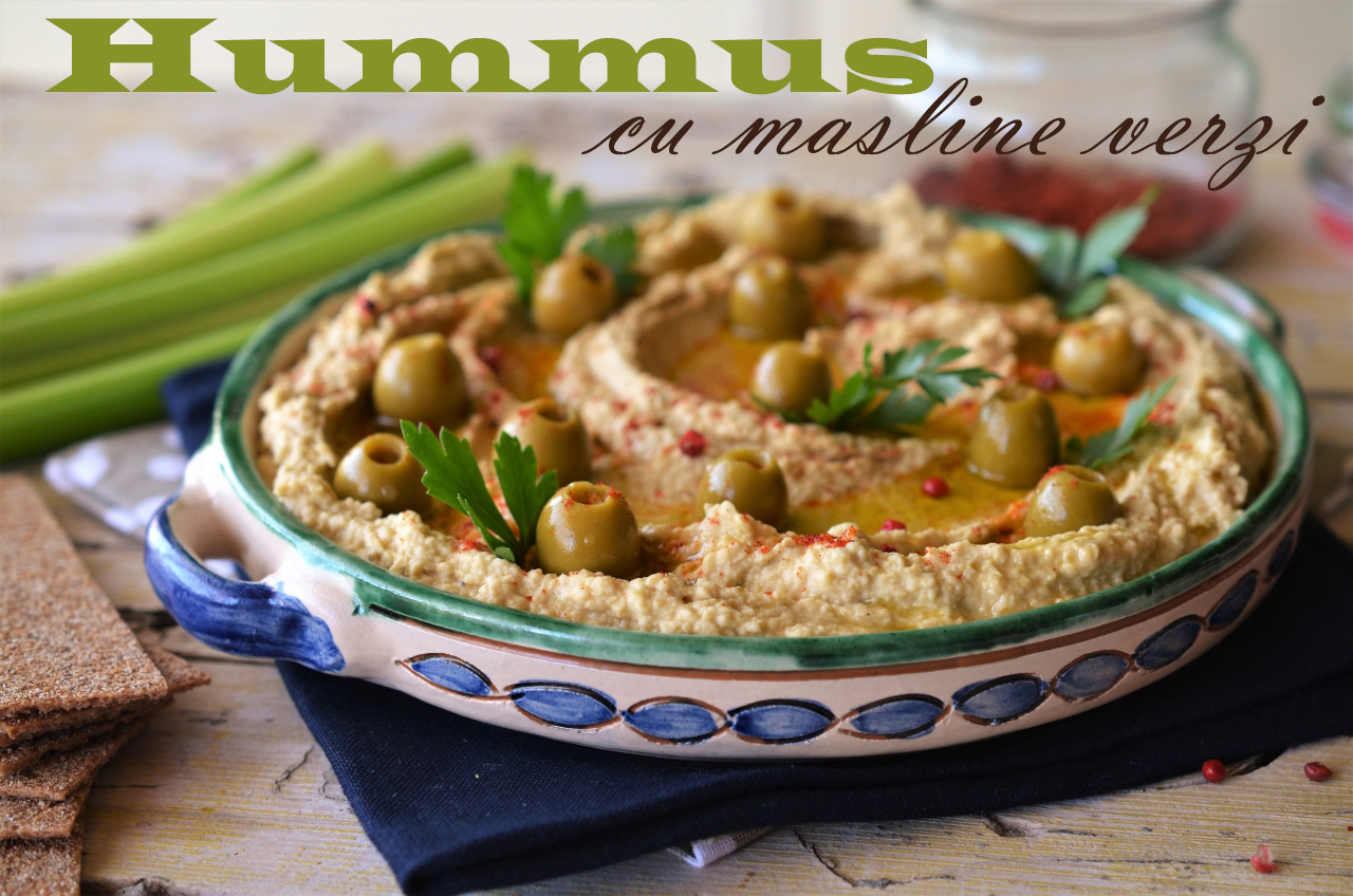 hummus cu masline