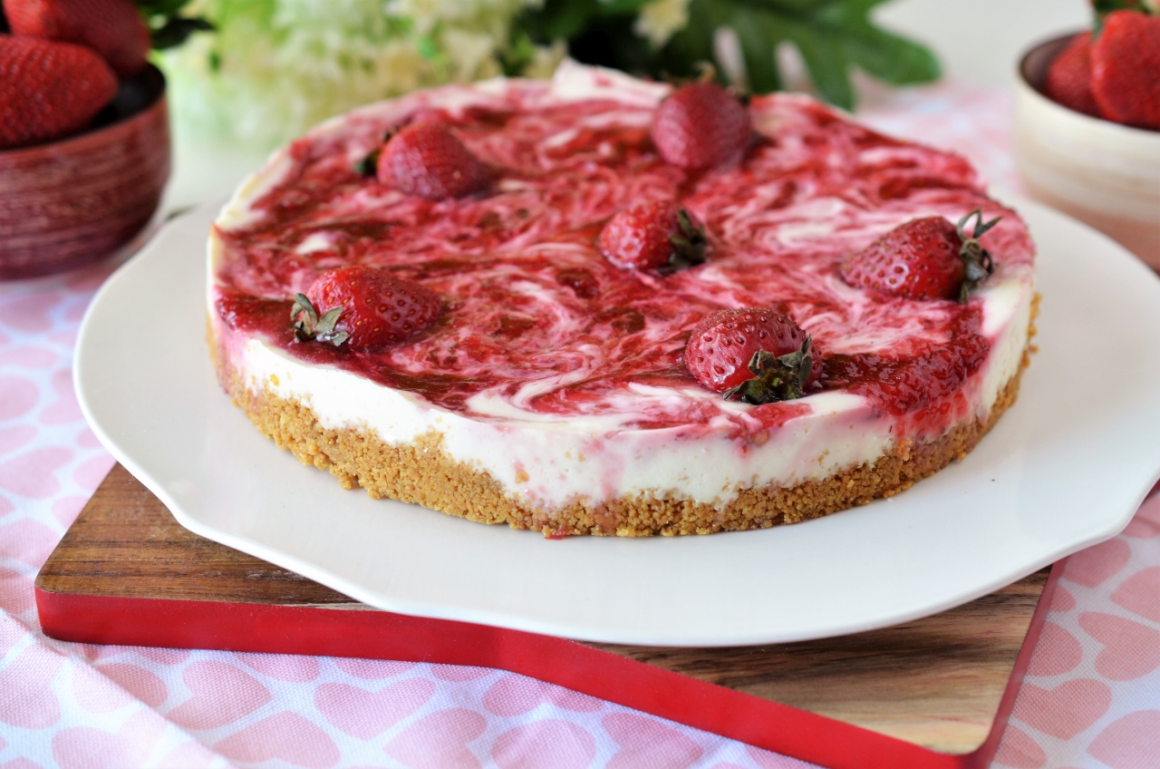 cheesecake cu capsune