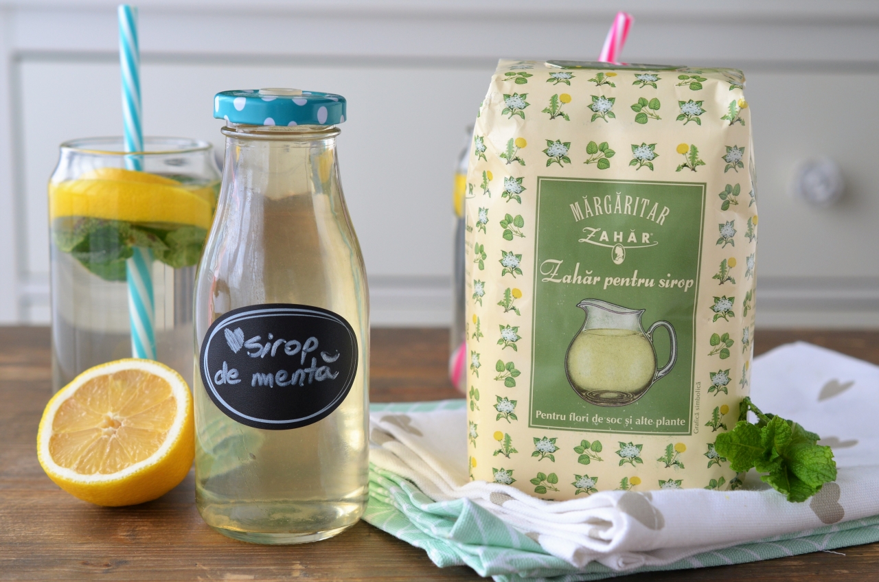 sirop de menta facut in casa