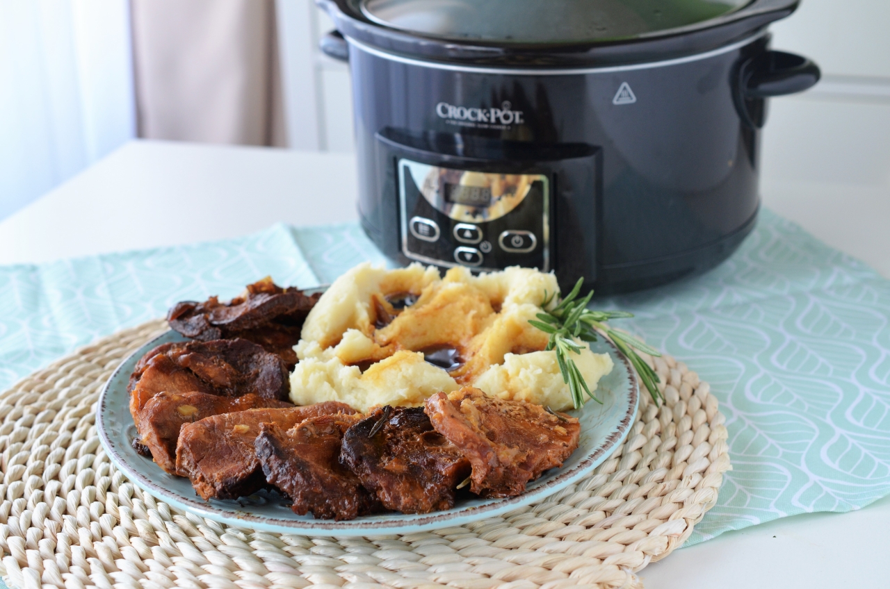 cotlet de porc la slow cooker crock pot