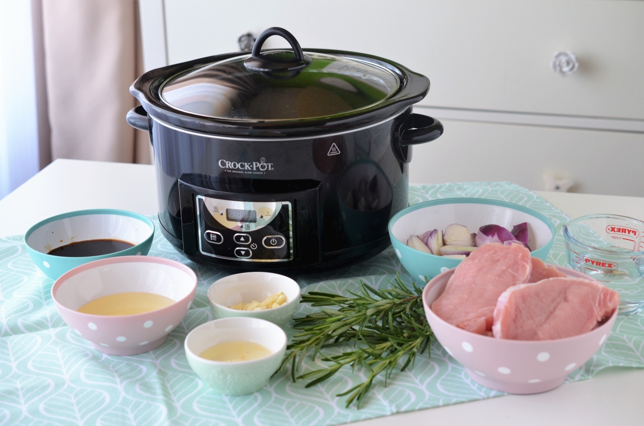 cotlet de porc la slow cooker crock pot