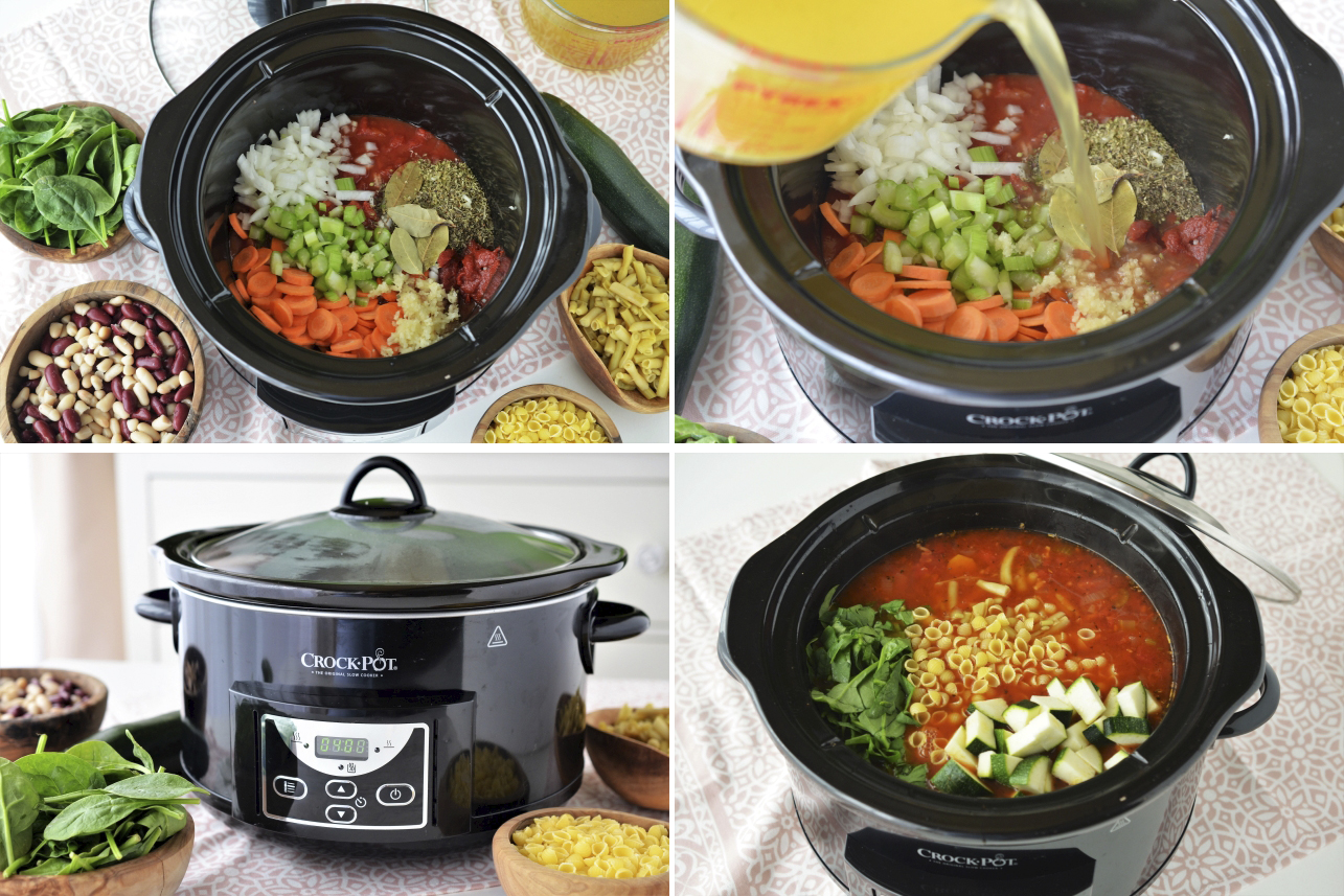 minestrone la slow cooker