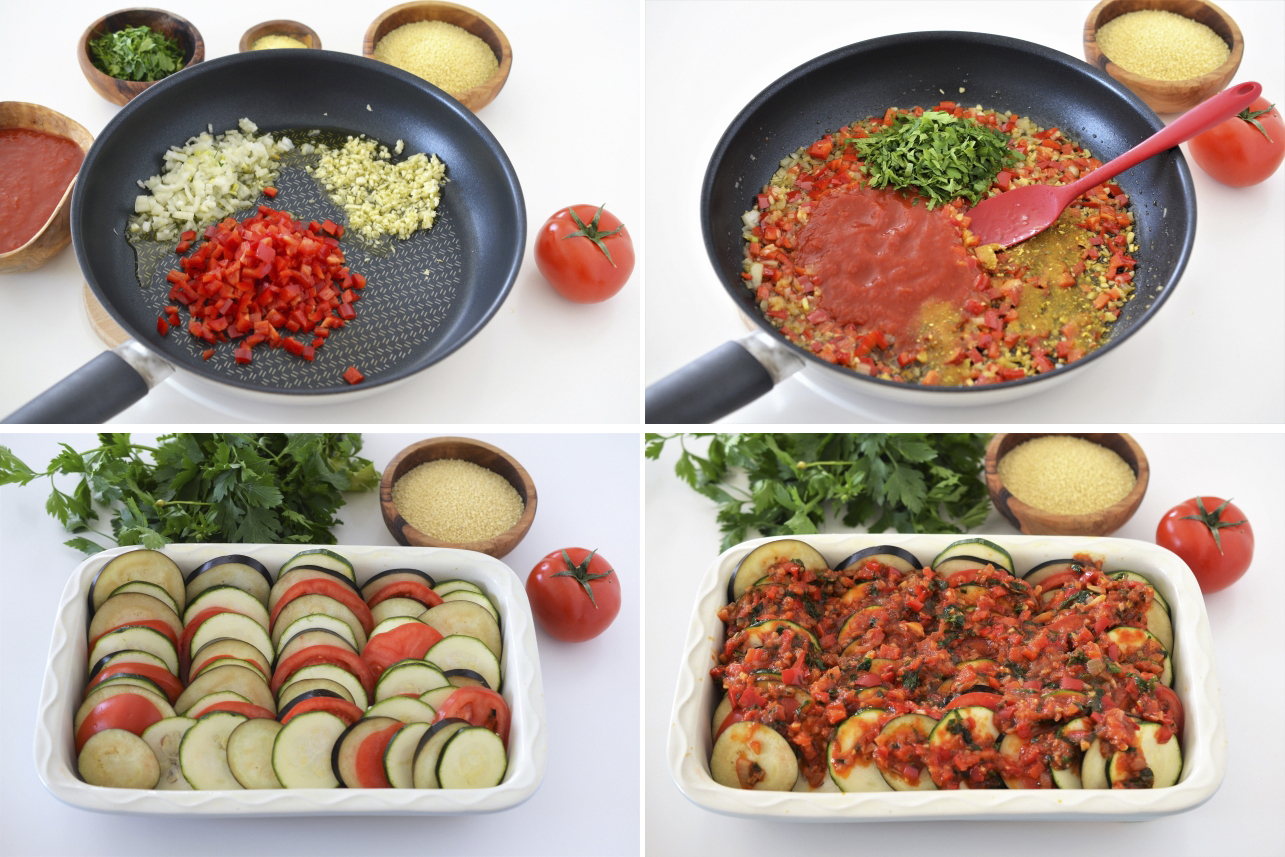 Ratatouille cu cous-cous 