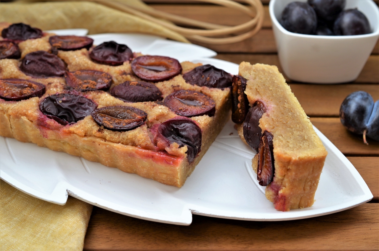 tarta cu prune si frangipane