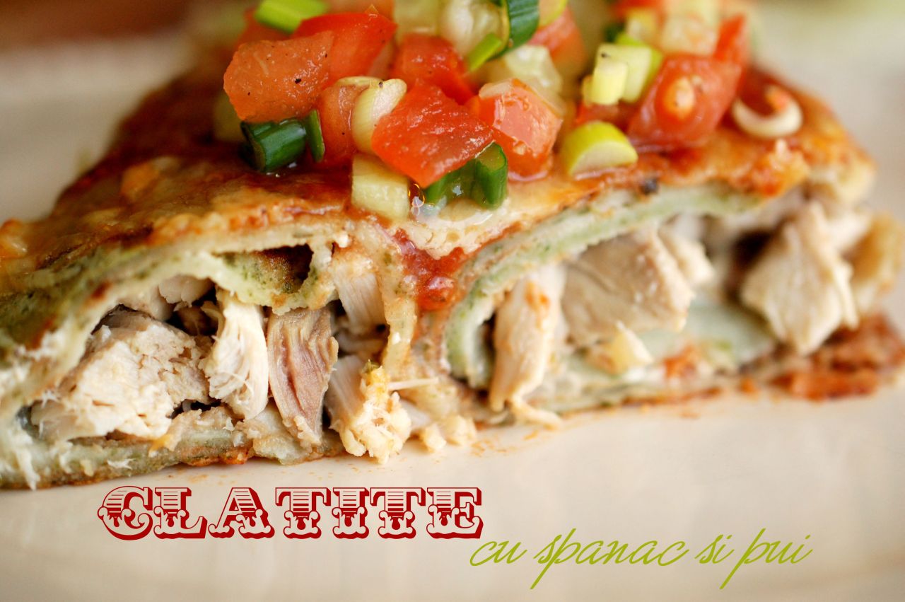 Clatite Cu Spanac Si Pui Retete Culinare By Teo S Kitchen
