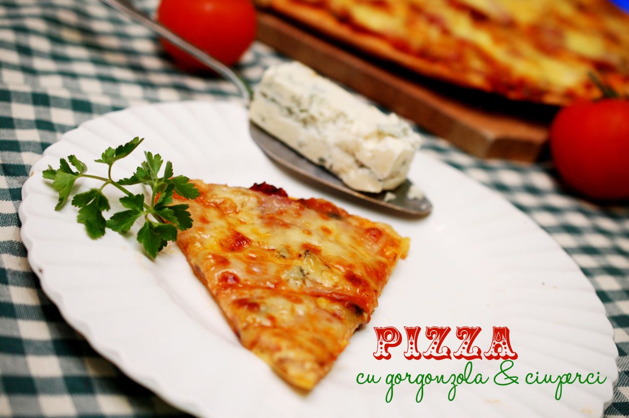 Pizza cu gorgonzola