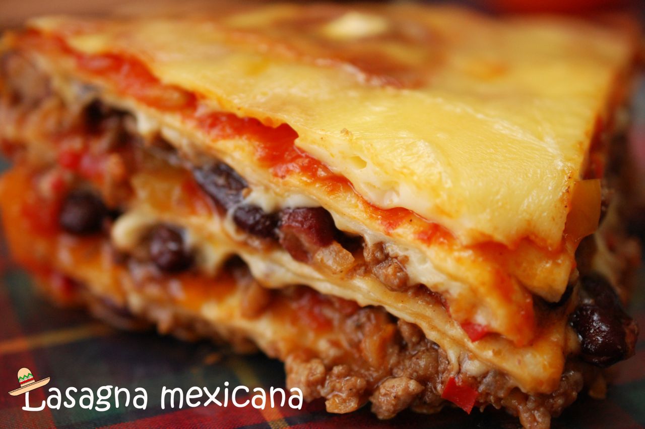 Lasagna mexicana