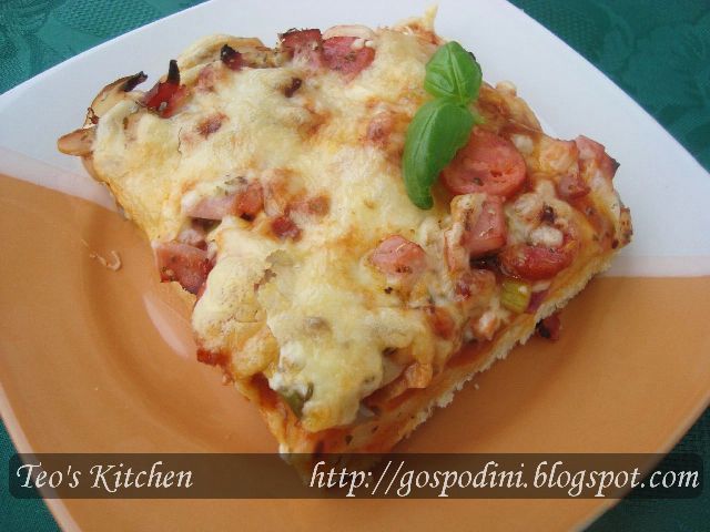 Pizza Cu Blat Super Pufos Retete Culinare By Teo S Kitchen