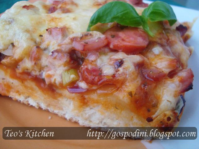 Pizza Cu Blat Super Pufos Retete Culinare By Teo S Kitchen